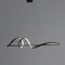 Люстра чорна видовжена L- 120 cm W-28 cm Led 115W Black Line Wave 251088-100006354