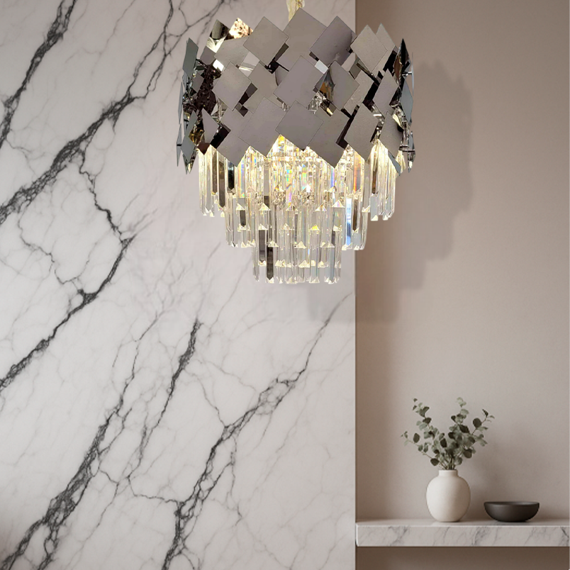Люстра підвісна Mirror D-60cm E14 Chrome 250635-100005123