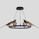 Люстра підвісна Birds D-92cm Ledx6 Black+Gold 250635-100005170