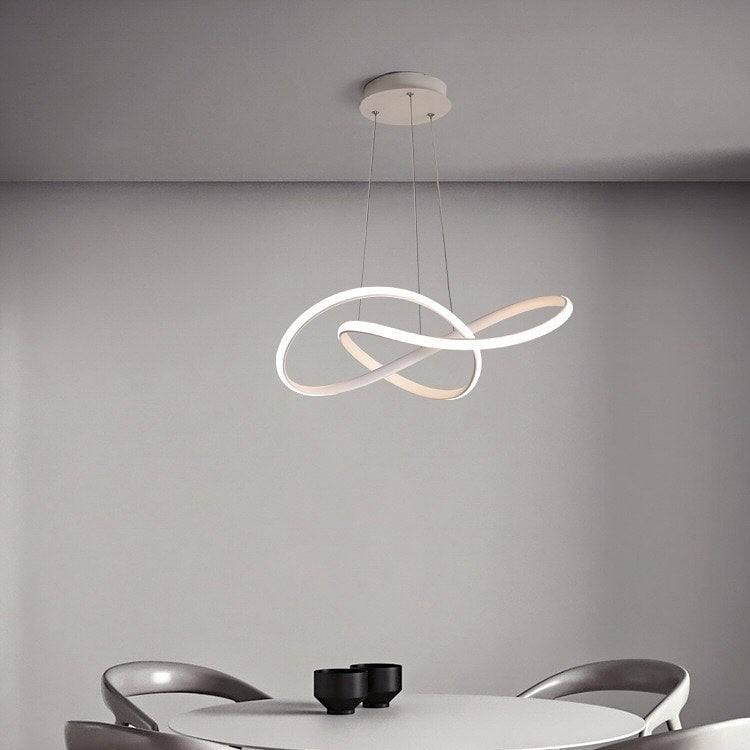 Підвісні світильники з пультом Pin knot L540 x L500 Led 40W 3000K 4000K 6000K Silver / Black 240419-100003233