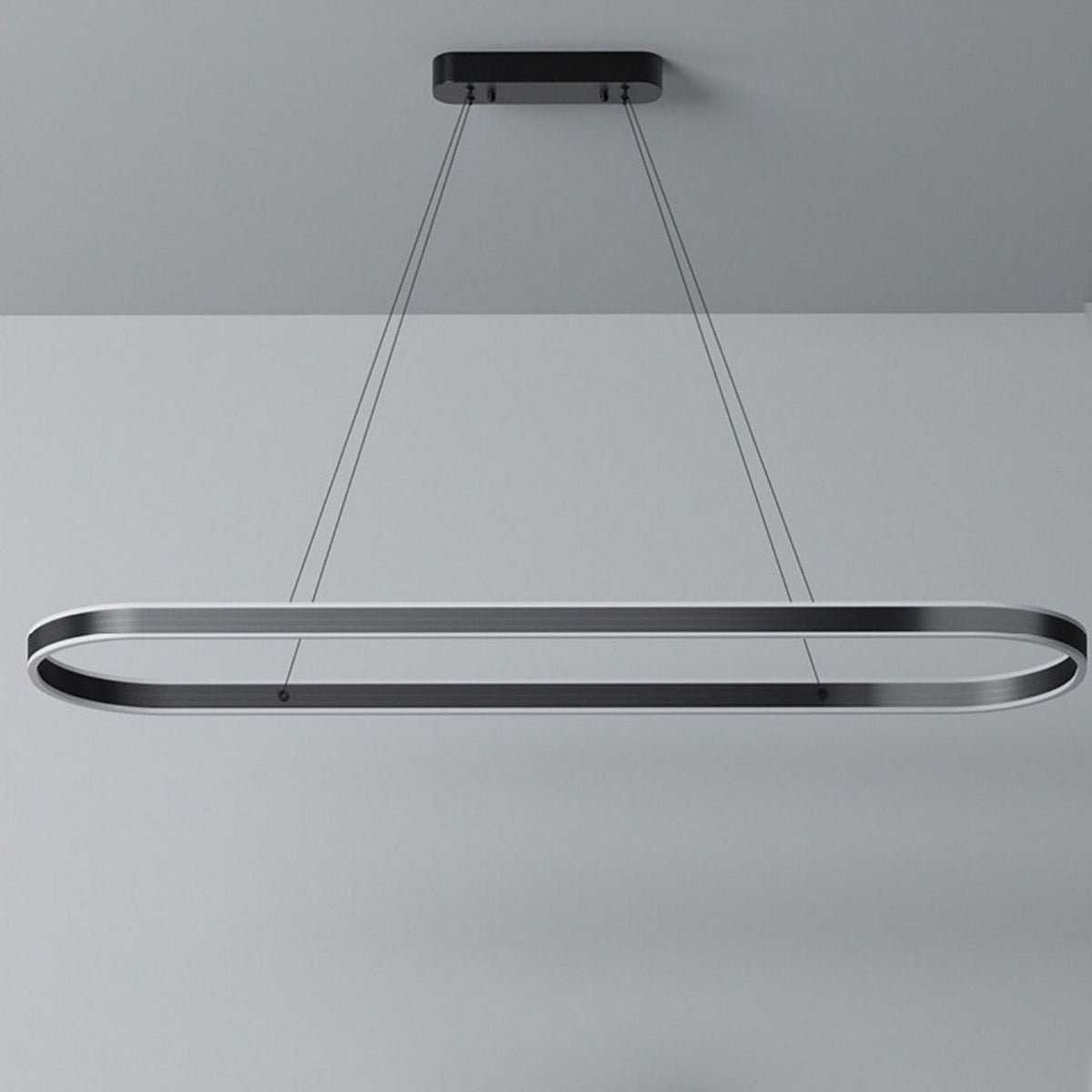 Підвісний світильник Oval L100 cm Led 44W Black 240721-100003464