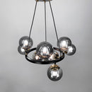Люстра Modo W-60 см Н-40-140 см Е27*8 Black + Gold 231118-100002747