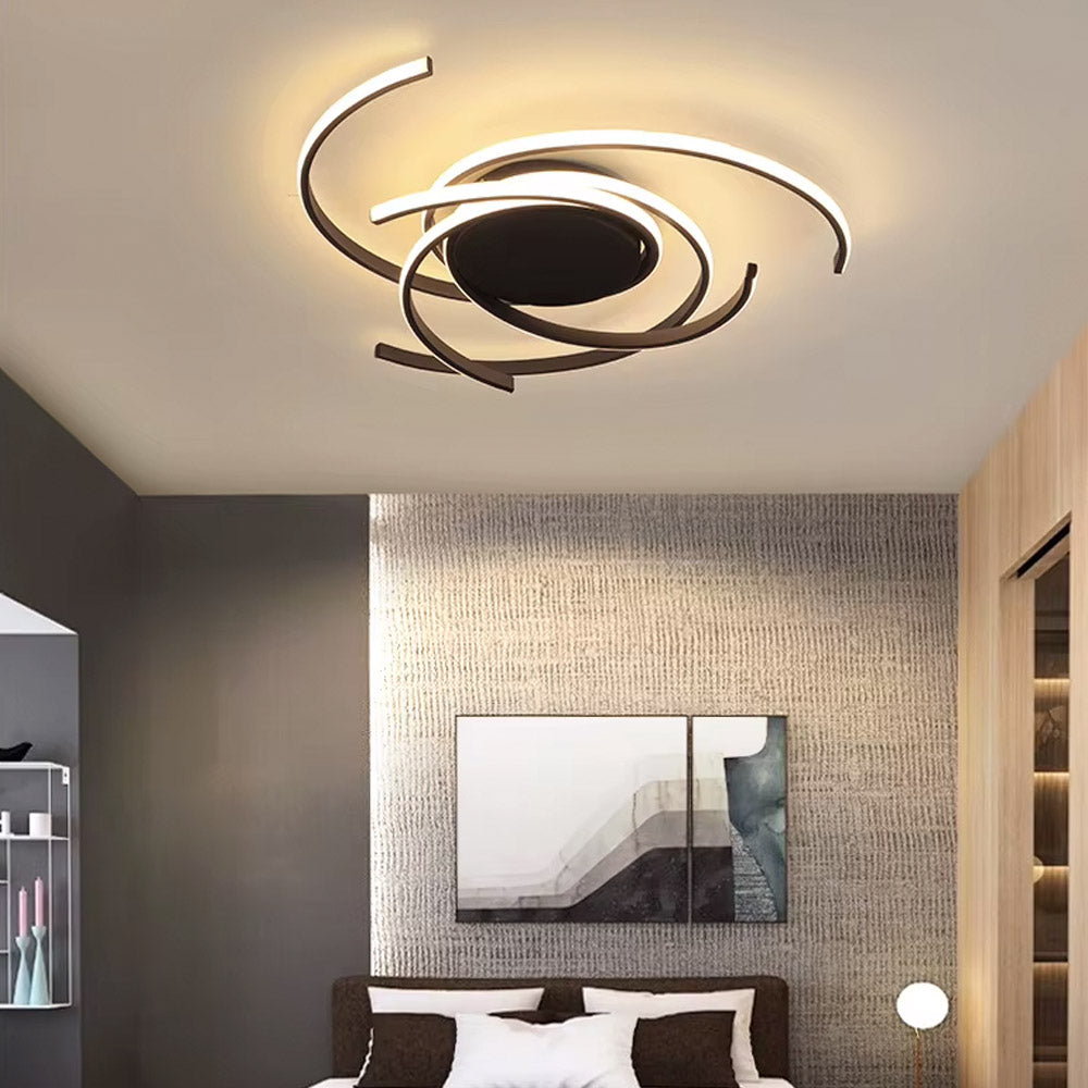 Стельові світильники D-60 cm / D-67 cm Arcs Led 52W 3000K 4000K 6000K Black 250218-100004137