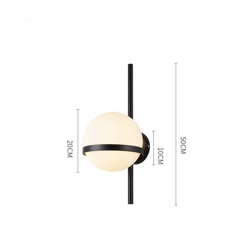 Настінний світильник Вollo bklack L400 1xE27 Black + White 250318-100004286