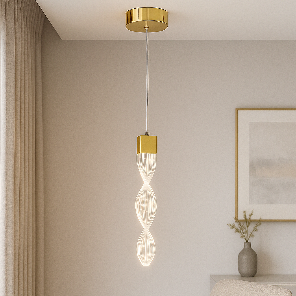 Підвісний світильник Wave 4500К 3.5W Gold 250635-100005150