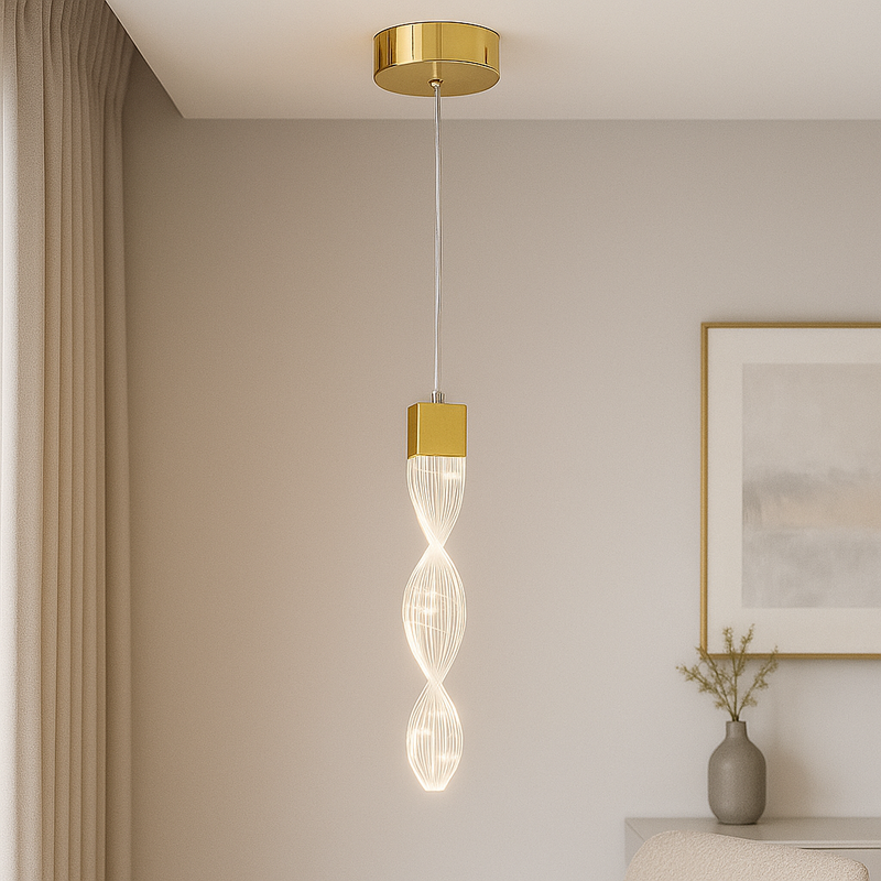 Підвісний світильник Wave 4500К 3.5W Gold 250635-100005150
