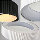 Підвісні світильники у 2-х розмірах з пультом Pendant Gofre Black 3000K-6000K D-45 Led 60W / D-60 Led 94W 241219-100004010