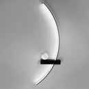 Настінні світильники чорні L-60 cm / L-100 cm Led 12W 4000K Right / Left Black 250918-100002076