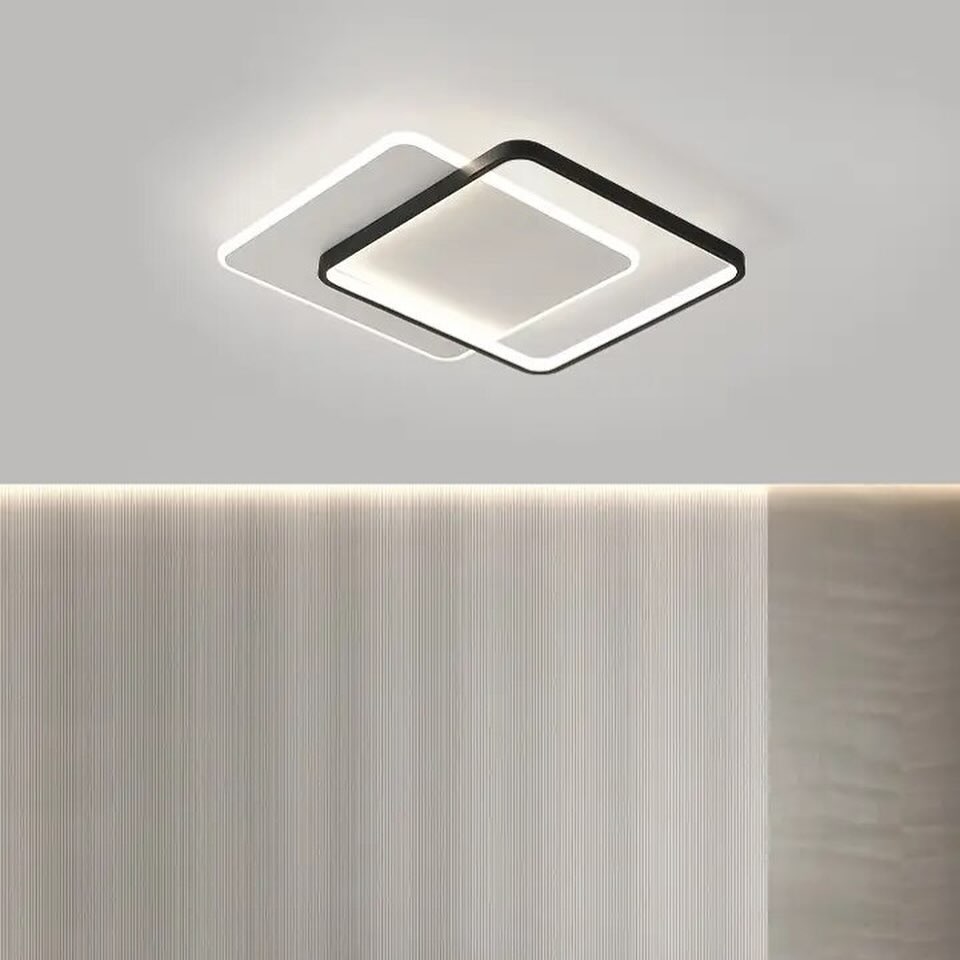 Стельовий світильник Double geometry L-47 cm Led 40W 3000K-6000K Black + White 240476-100003225