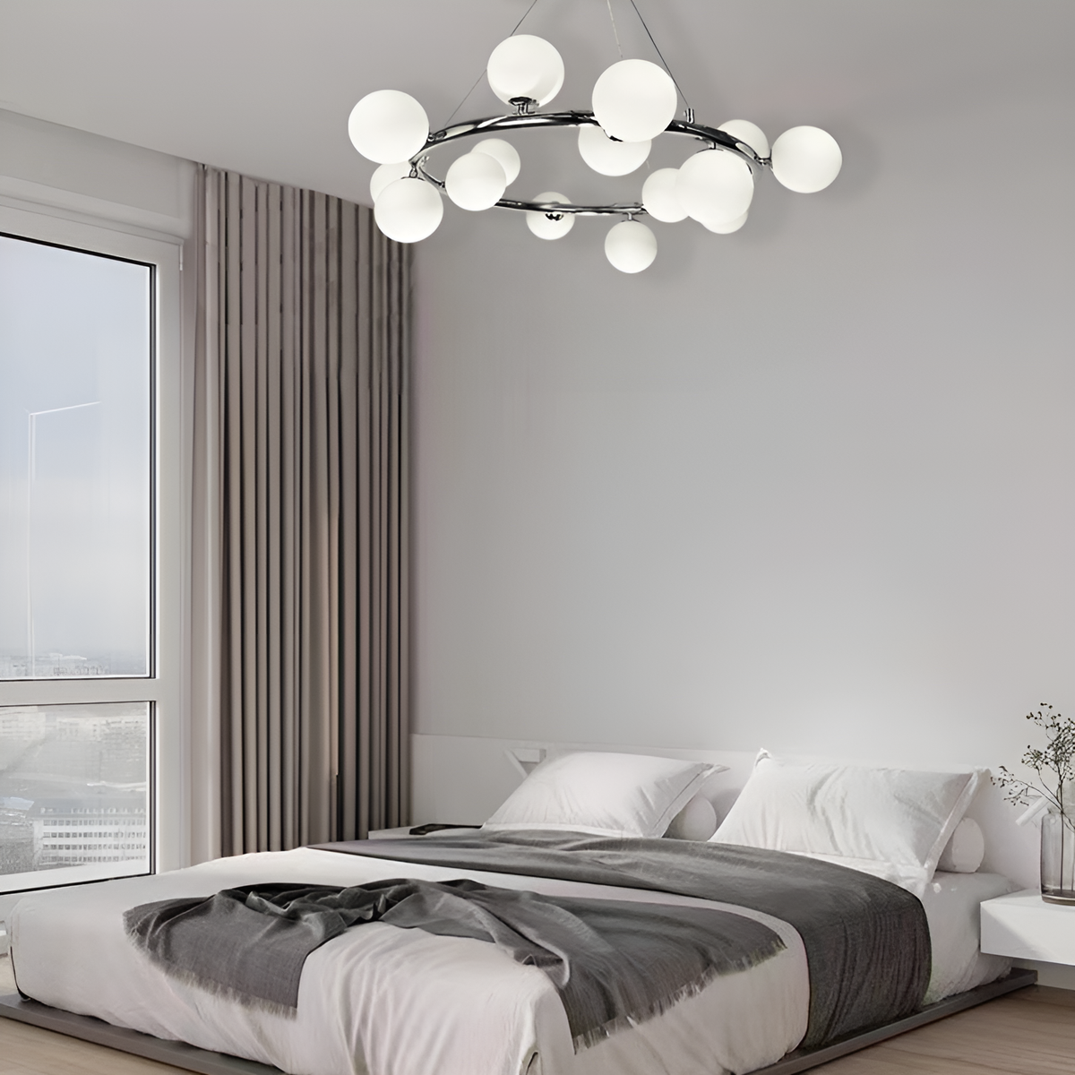 Люстра Modo white bubble D-75 см 15xG9 Chrome + White 250418-100004367