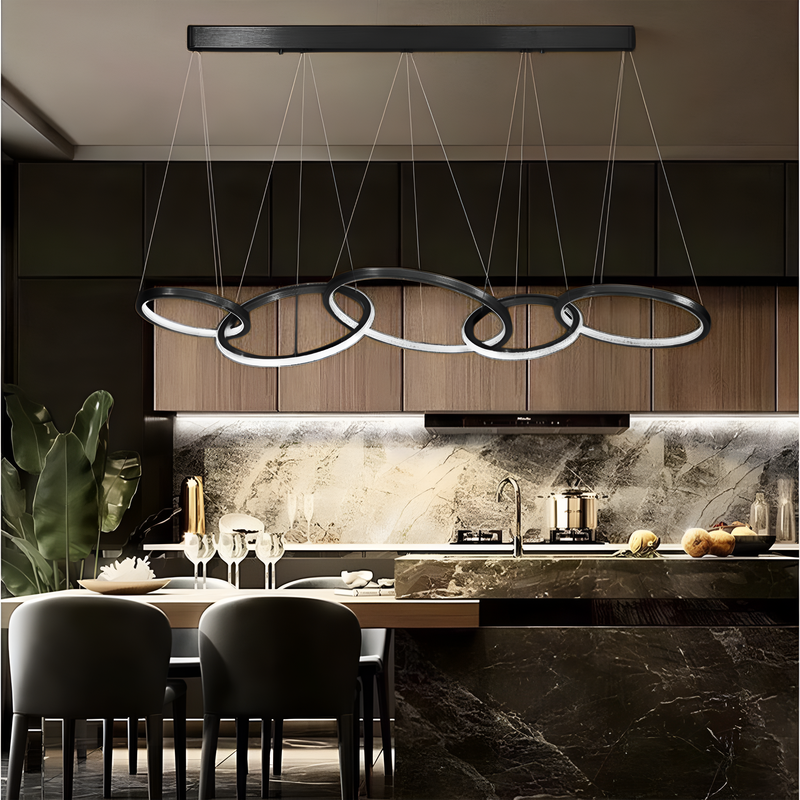Підвісні світильники Chain lamp H(max) 1200 3000K Black L1200 Led 50W / L1500 Led 65W 240535-100003297