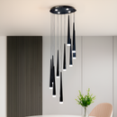 Люстра Cascad 38W 4500K D-38cm Black 250635-100005132
