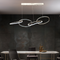 Люстра Rings wavy L-100cm 56W Chrome 250580-100004765