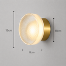 Бра золоте D-13,5 см / D-15 cm 5W 4000К Gold + Transparen Lori clear 260758-100008311