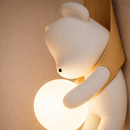 Настінний світильник H-45 cm G9 White Yellow Bear 260118-100007204
