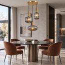 Підвісний світильник D-35 cm з графітовими плафонами 3xE27 Bronze + Black Altom Lamp 260931-100008809