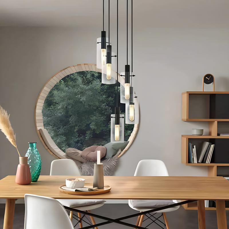Люстра Montefino Black H-150cm E27x5 250516-100005001