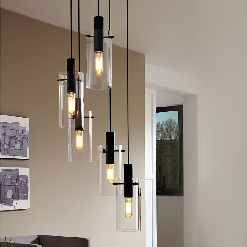 Люстра Montefino Black H-150cm E27x5 250516-100005001