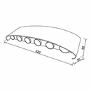 Настінний білий вуличний світильник L-32 cm Led 12W IP54 3000K White Betcy 260619-100008245