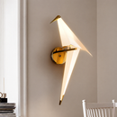 Бра золоте з білим розсіювачем - пташкою H-67 cm Led 4W 3000K Gold + White Birds Perch 231218-100002868