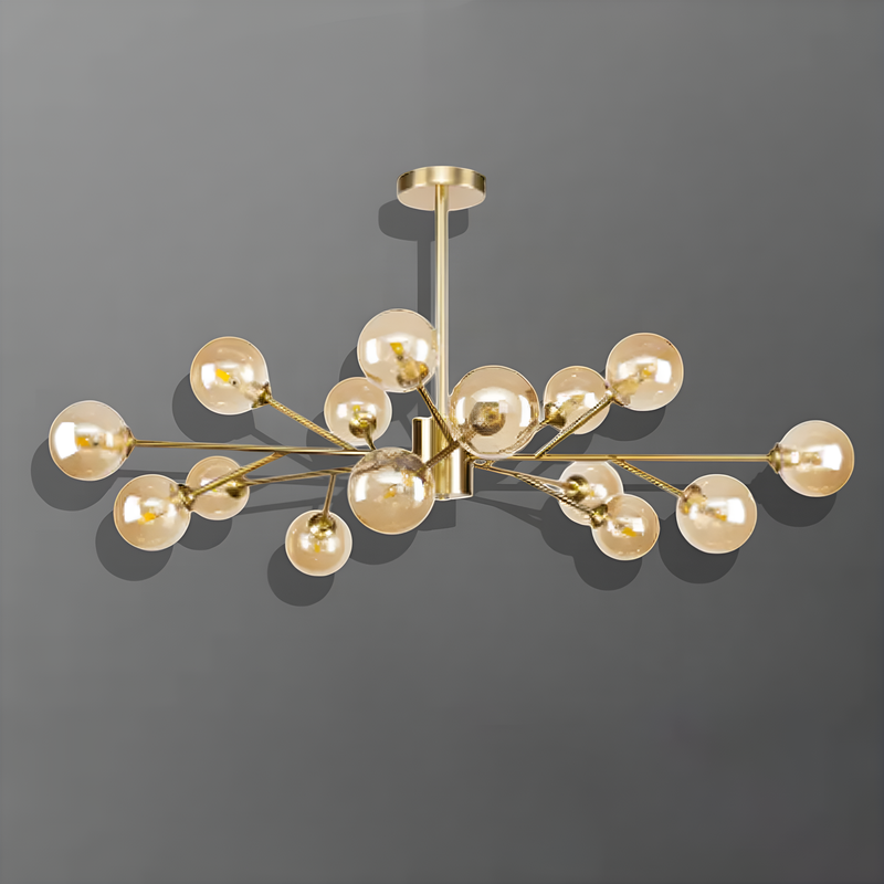 Люстра Berries G9х15 D-105cm Gold + Brown 250431-100004566
