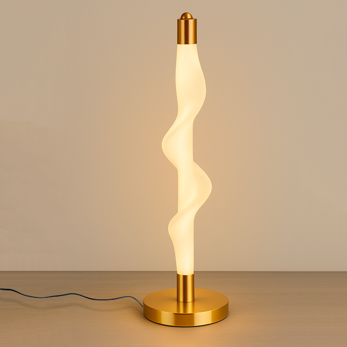 Настільна лампа Silk H-63 cm 8W 4000K Gold + White 250431-100004325