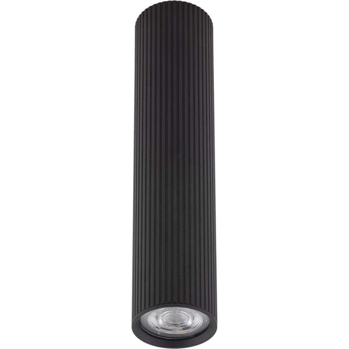 Точкові світильники чорні H-17 cm / H-24 cm GU10 Black Gofre 250840-100005809