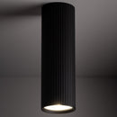 Точкові світильники чорні H-17 cm / H-24 cm GU10 Black Gofre 250840-100005809