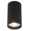 Точковий світильник чорний H-10 cm GU10 Black Gofre 250840-100005808