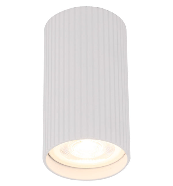 Точковий світильник білий H-10 cm GU10 White Gofre 250940-100006107