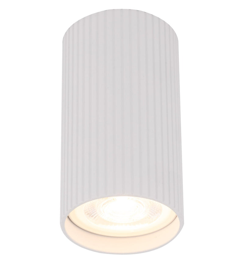 Точковий світильник білий H-10 cm GU10 White Gofre 250940-100006107