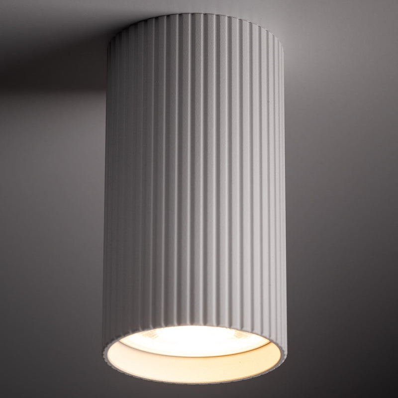 Точковий світильник білий H-10 cm GU10 White Gofre 250940-100006107