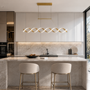 Люстра золота L-120 cm Led 45W 4000K Gold Wave long 260936-100008814