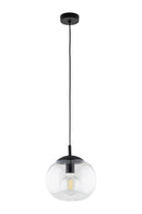 Підвісний світильник чорний D-25 cm E27 Black Ball 260940-100008871