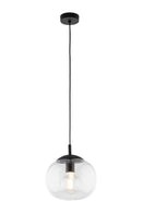Підвісний світильник чорний D-25 cm E27 Black Ball 260940-100008871
