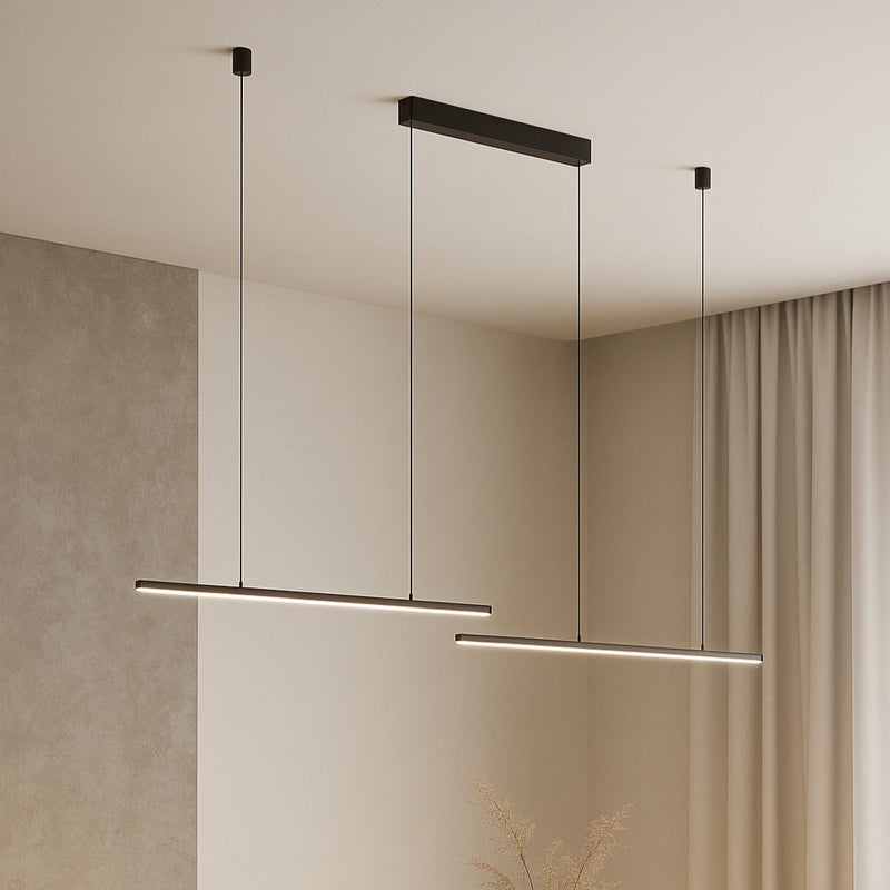 Люстра підвісна світлодіодна чорна L-223 cm Led 60W Black LILEYA 250748-100005582
