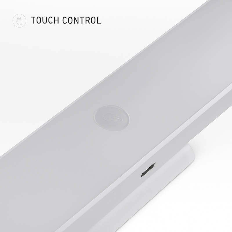 Світильник настінний білий акумуляторний з магнітом та пультом L-30 cm Led White Plain Stick Lamp 251054-100006475