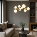 Люстра золота підвісна D-68 cm Led + G9x8 Gold Modo 251188-100006585