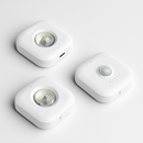 Набір білих світильників акумуляторних з датчиком руху Led L-4,8 cmx3 USB-C White Movis Square Lamp 251054-100006476