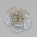 Настінний світильник золотий з прозорим плафоном H-19 cm Led 15W Gold+Transparent Flower 260319-100007688