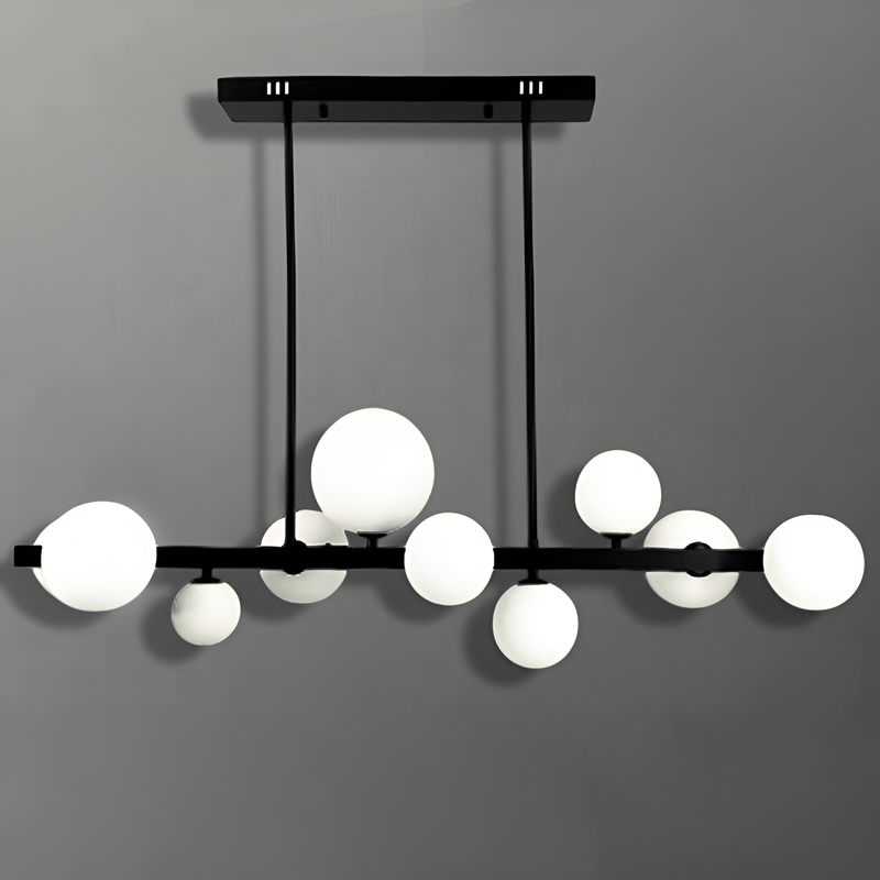 Люстра Bubbles L-75 / L-95 / L-120 Black + White 250418-100004375