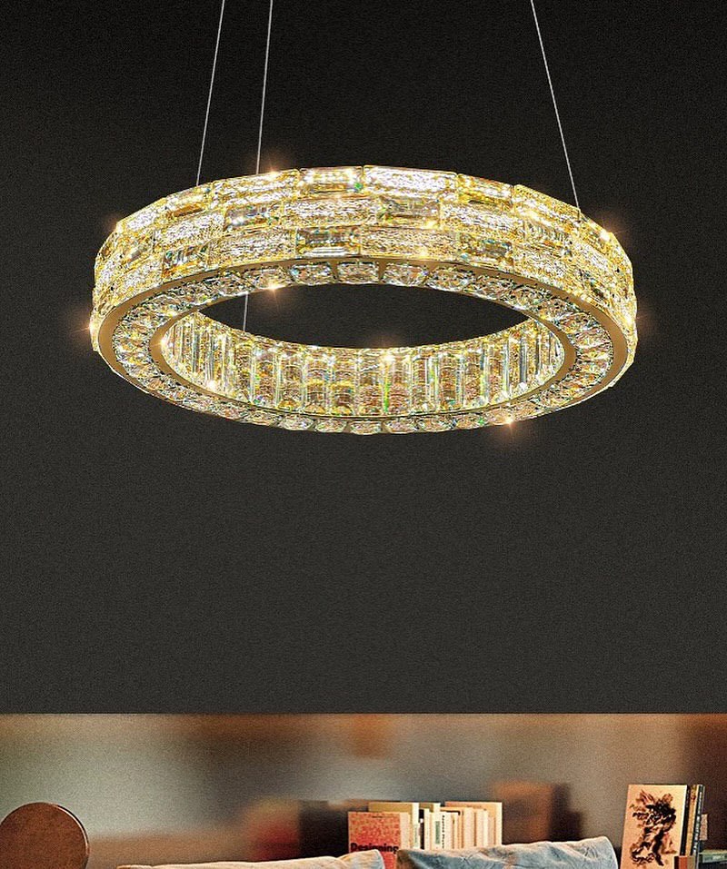 Люстра D-50 cm H-120 cm Led 64W Chrome ASHIL 250322-100004261