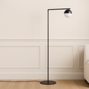 Торшер чорний з круглим плафоном H-140cm G9 Black Ball 25079-100005485