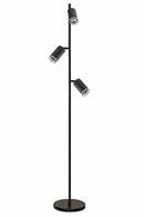 Торшер чорний з регулюючими плафонами H-160 cm GU10 Black Tubes 251240-100006992