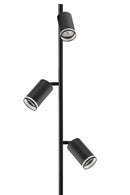 Торшер чорний з регулюючими плафонами H-160 cm GU10 Black Tubes 251240-100006992