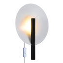 Настінний світильник H-42.3 cm D-31.6 cm G9 Black+White Plate 260809-100008537