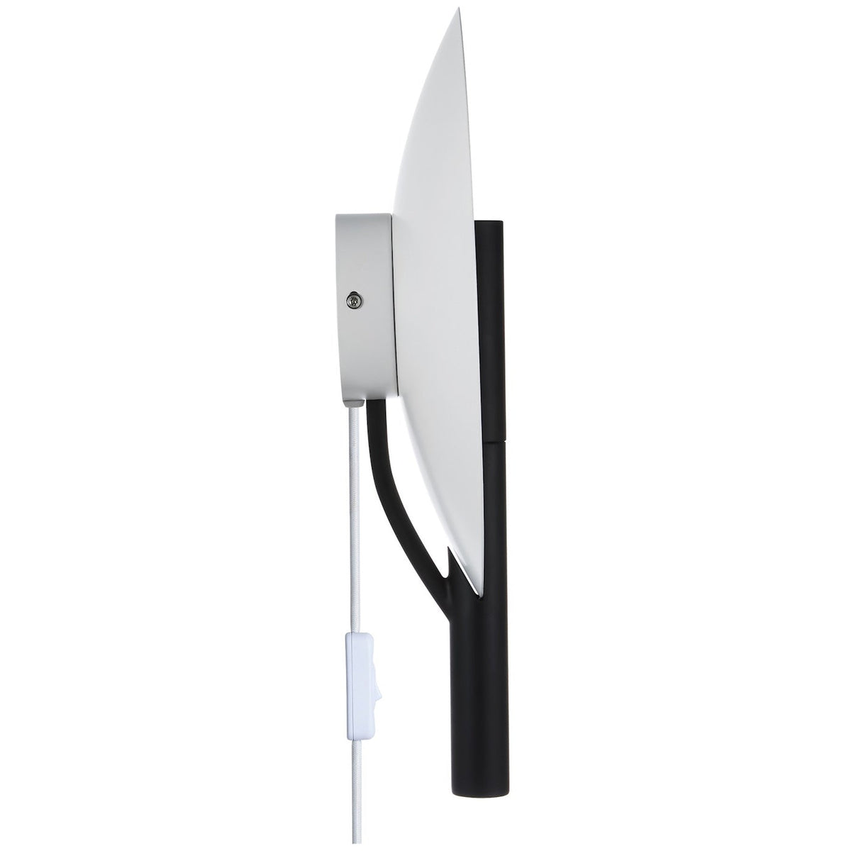Настінний світильник H-42.3 cm D-31.6 cm G9 Black+White Plate 260809-100008537