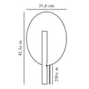 Настінний світильник H-42.3 cm D-31.6 cm G9 Black+White Plate 260809-100008537