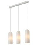 Люстра  біла L-52 cm E27*3 White Gofre 260109-100007170