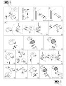 Настінний світильник з вимикачем H-16.5 cm E14 Black+White Gofre 260109-100007169